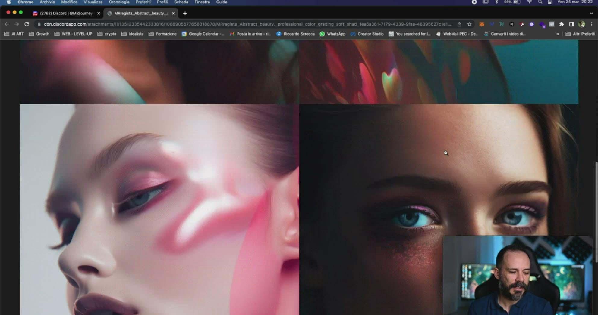 图片[5]-Midjourney AI人工智能创建和销售令人惊叹的海报教程-10节课-中英字幕-kf网创