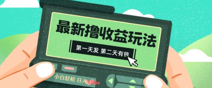 2024最新撸视频收益玩法，第一天发，第二天就有钱-kf网创