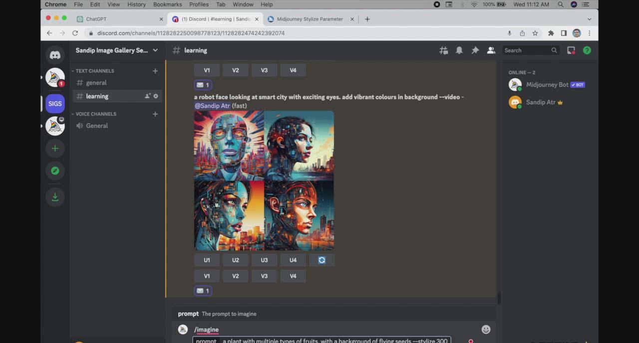 图片[2]-ChatGPT4 和 MidJourney AI 绘画聊天革命性指南教程-33节视频课-中英字幕-kf网创