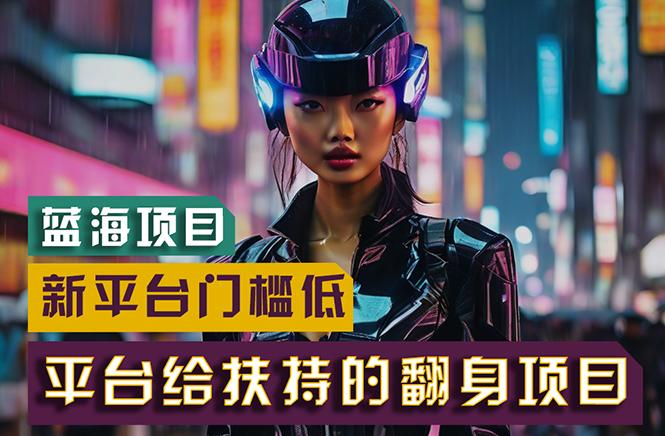【蓝海项目】新平台无脑搬运，翻身项目 门槛低 小白也能轻松上手 日入500+-kf网创