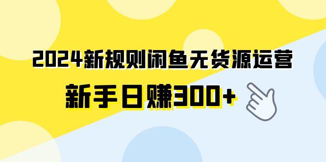 (9522期)2024新规则闲鱼无货源运营新手日赚300+-kf网创