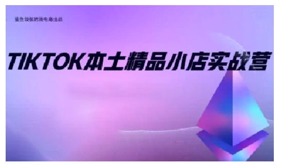 TikTok本土精品小店出海实战营，从入门到高阶，不止0-1!-kf网创