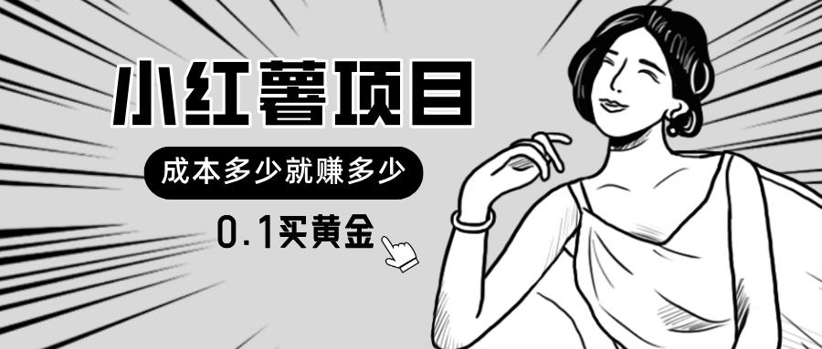 小红薯暴力项目，0.1买黄金。操作简单，日入无上限，可无限扩大。-kf网创