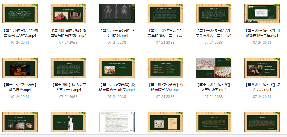 阅读理解及写作技法-kf网创