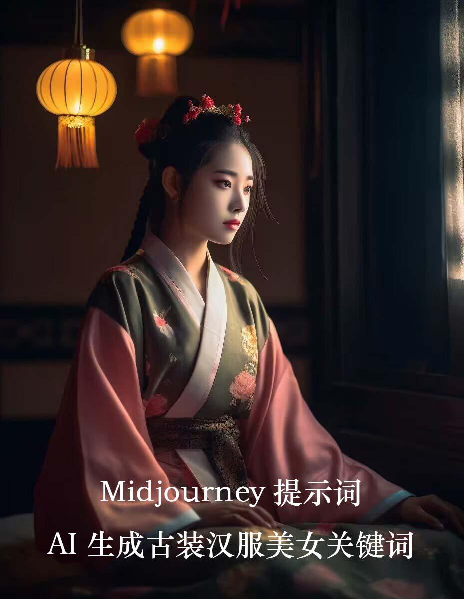 Midjourney关键词-AI生成中国风古装汉服美女人像提示关键词-kf网创