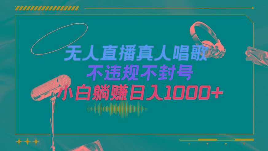 (9622期)抖音24小时无人直播音乐，不违规，不封号纯撸音浪，小白实操当天日入1000+-kf网创