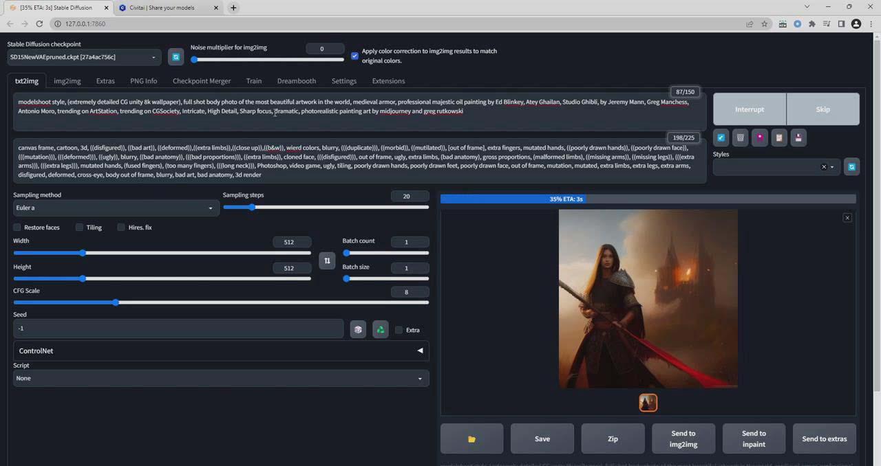 图片[1]-Stable Diffusion 大师班: 利用AI创建艺术图像及视频-31视频课-中英字幕-kf网创