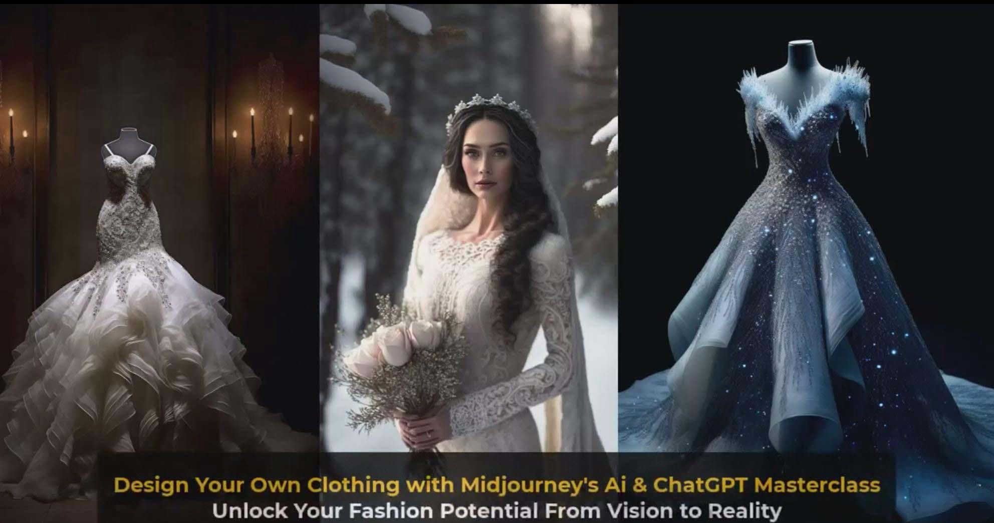 图片[7]-利用 Midjourneys Ai 人工智能设计自己的服装AI大师班-10节课-中英字幕-kf网创