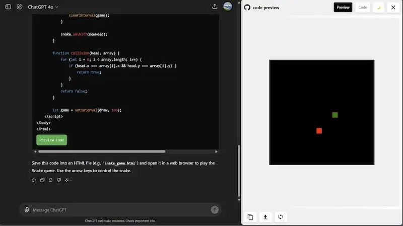 ChatGPT Code Preview｜AI编程预览工具-kf网创