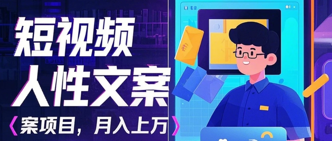 利用AI自动制作短视频人性文案项目：揭秘月入上万的精准流量变现秘籍-kf网创