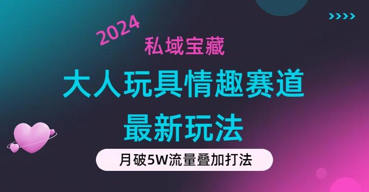 私域宝藏：大人玩具情趣赛道合规新玩法，零投入，私域超高流量成单率高-kf网创