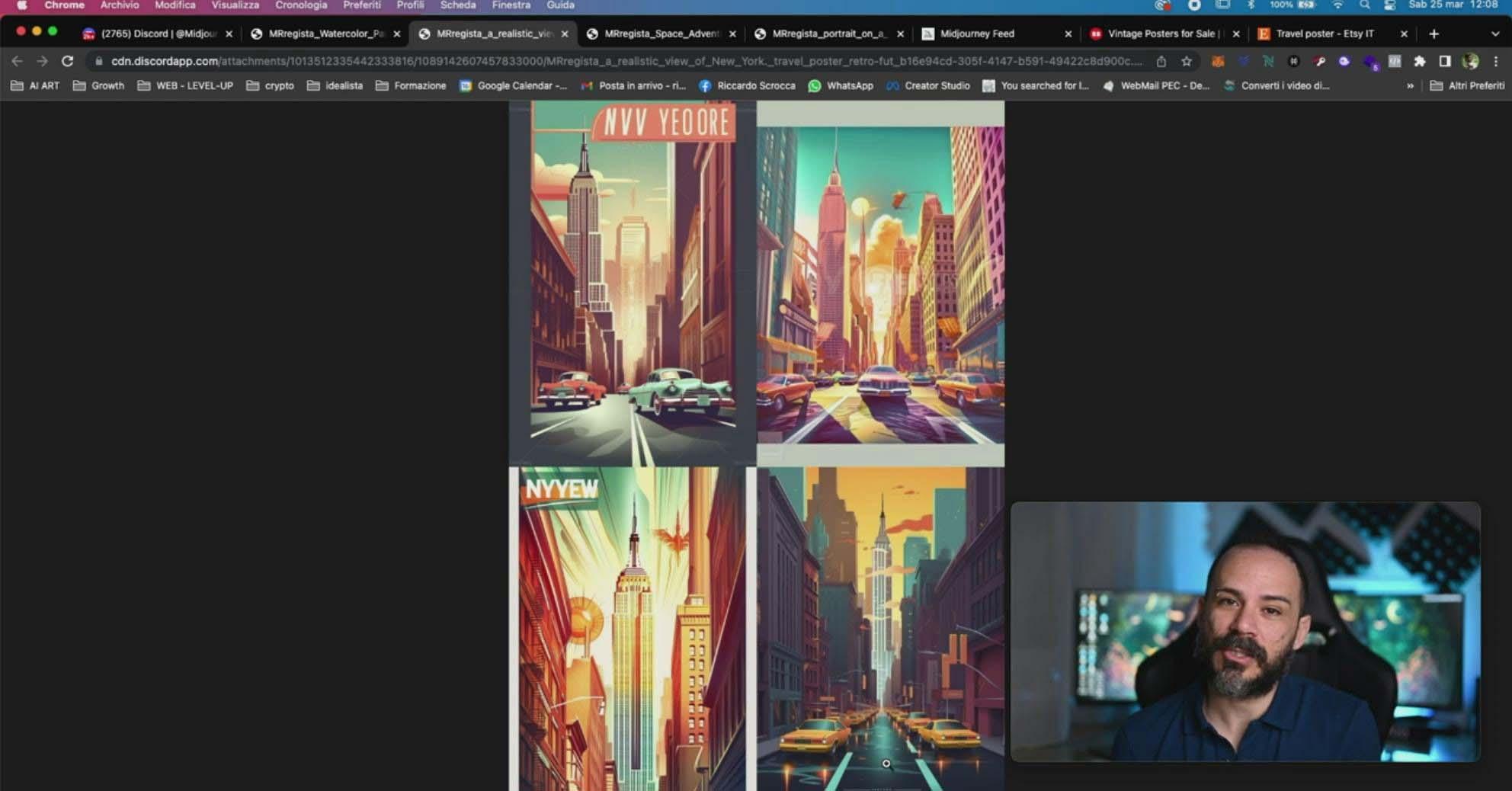 图片[10]-Midjourney AI人工智能创建和销售令人惊叹的海报教程-10节课-中英字幕-kf网创