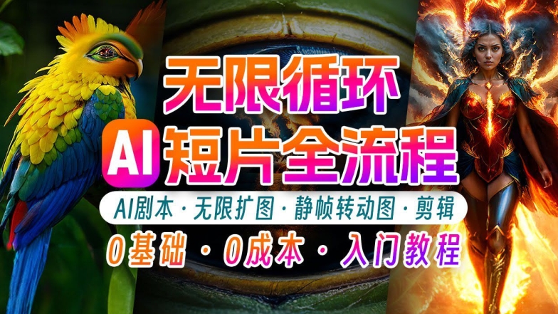 AI剪辑无限循环画面：新手轻松月入上万的秘技【揭秘】-kf网创
