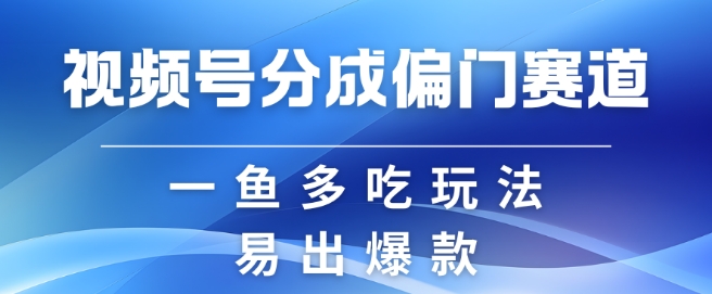 视频号创作者分成计划偏门类目，容易爆流，实拍内容简单易做【揭秘】-kf网创